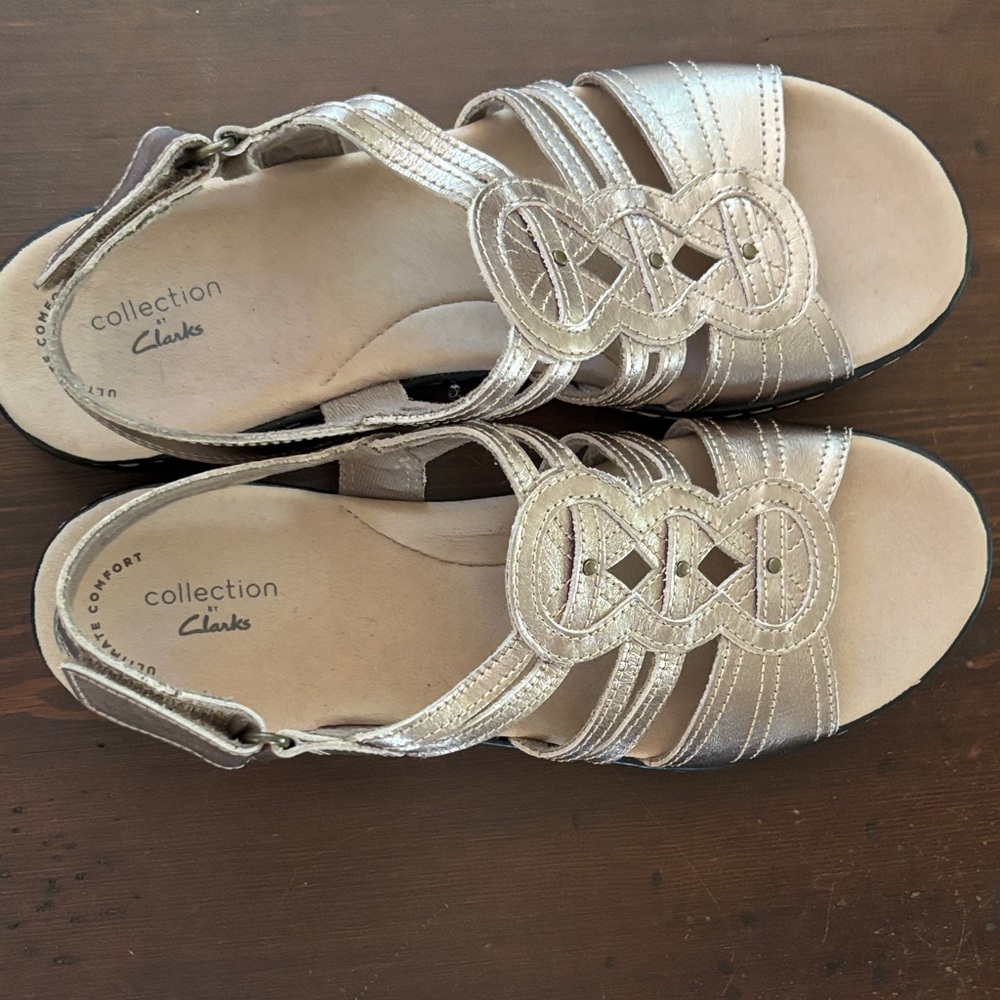 Clarks Women's Metallic Sandals